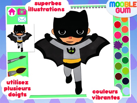 Screenshot #6 pour les super héros : livre de coloriage  -  jeux de peinture et coloriage pour les enfants