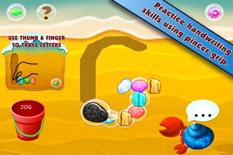 Crabby Writer: Phonics Read & Write screenshot 2