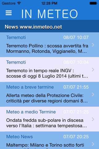 InMeteo screenshot 3