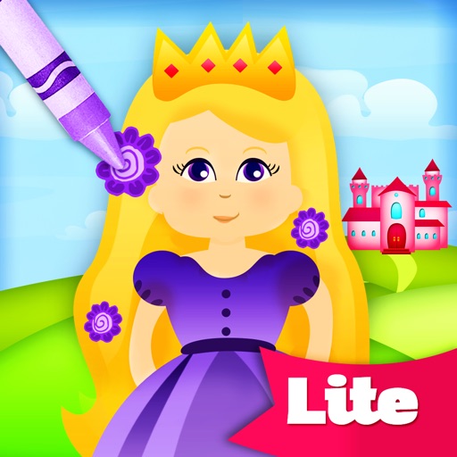 Doodle Fun for Girls - Draw & Play with Princesses Fairies and Mermaids Icon