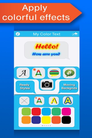 My color text – fast message with your photo, textures, animations screenshot 3