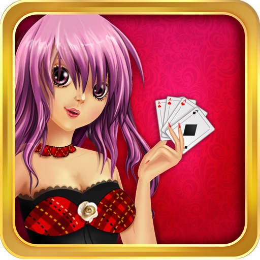 Anime Poker High Low - A Classic Party Poker Series Game Icon