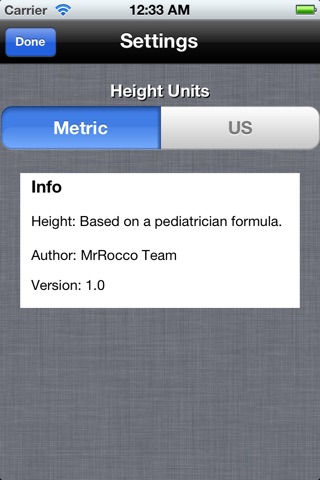 Kids Height screenshot 2