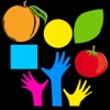 Learn with fun - Fruits, Shapes, Vegetables and Color for kids Learn with fun - Fruits, Shapes, Vegetables and Color for kids