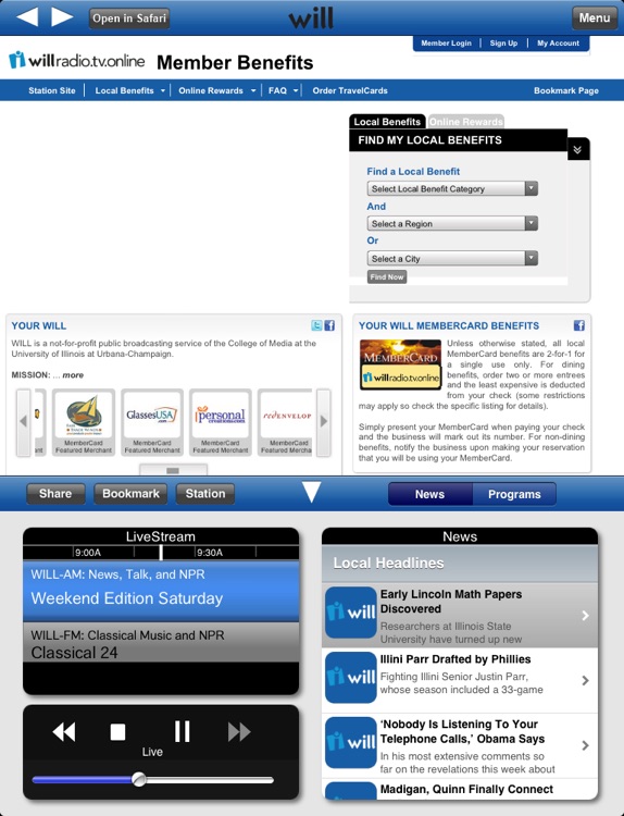 WILL Radio App for iPad screenshot-3