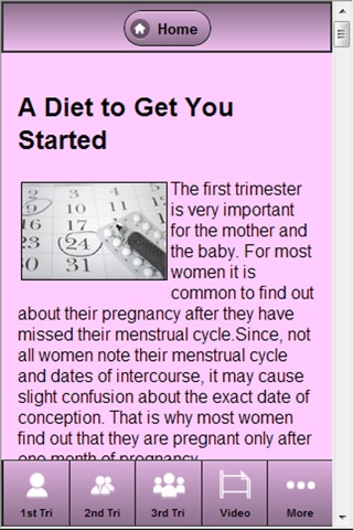 Pregnancy Diet Journal screenshot 2