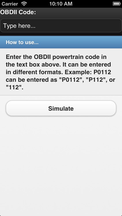 OBD II Codes