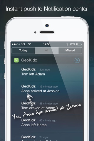 GeoKidz Check-in och lokalisering av barn screenshot 4