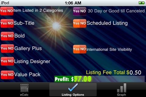 Auction eCalc - "for Ebay Paypal Profit Calculator" screenshot 4