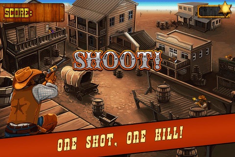 City Slinger Western Shootout - Cowboys & Outlaws Gun Fight FREE screenshot 4