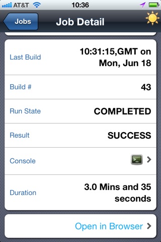 Oracle Hudson Mobile Monitor screenshot 4