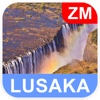 Lusaka, Zambia Offline Map - PLACE STARS