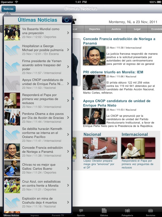 Periodico El Porvenir HD