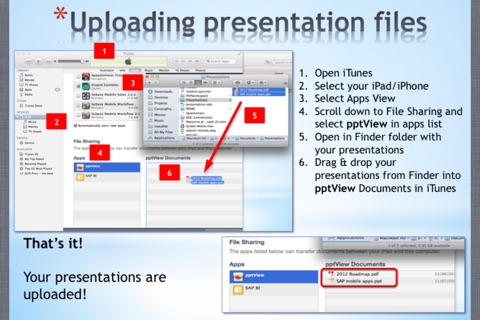 pptView - viewer for Powerpoint (ppt,pptx,pps,ppsx), OpenOffice (odp) and PDF presentations screenshot 3