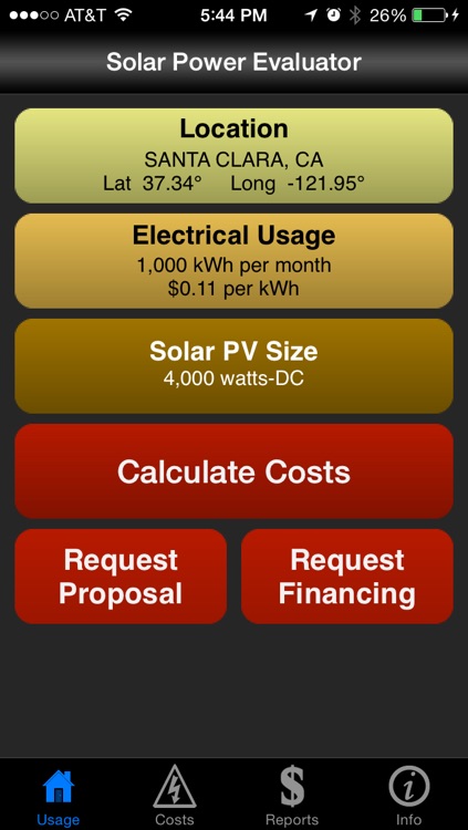 Solar Power Evaluator