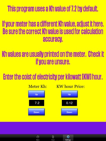 Electic Meter Cost Calculator HD screenshot 3