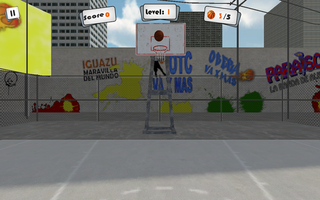 Basket Ball 3D ShootOut, game for IOS