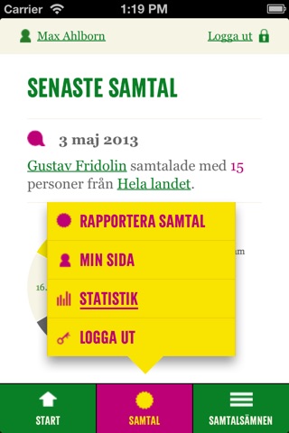 Samtalsappen screenshot 4