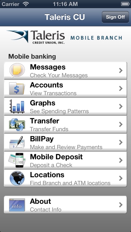 Taleris Credit Union Mobile Banking