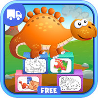 Dinosaurs Activity Center Paint and Play Free - All In One Educational Dino Learning Games for Toddlers and Kids