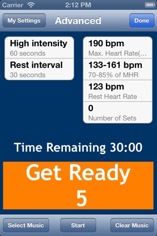 Hiit Workout Timer screenshot 2