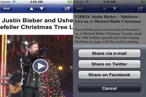 News HQ for Justin Bieber screenshot 3