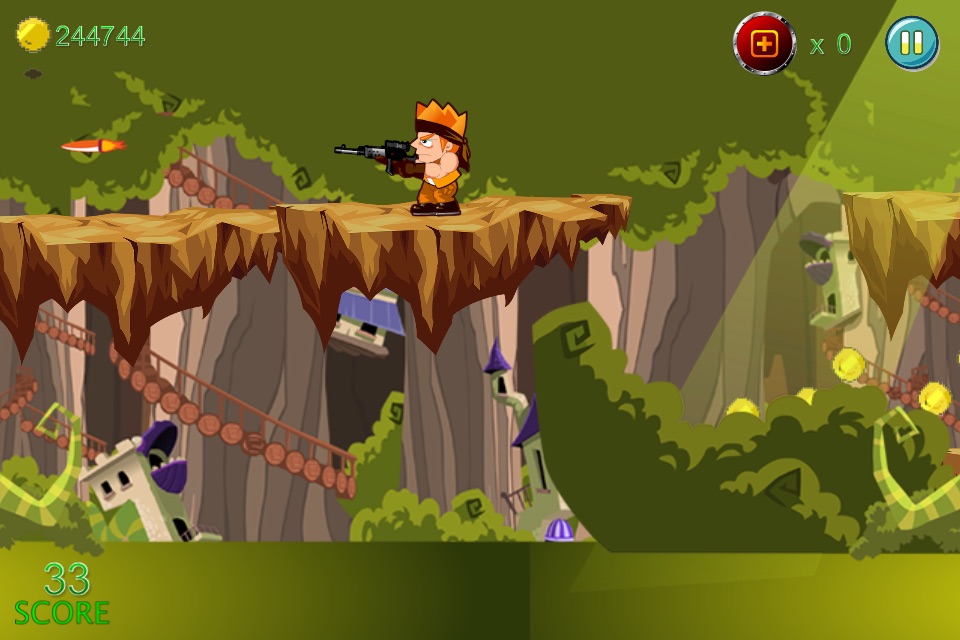 Soldier Sniper Shooter Jungle Battlefield - Run Jump & Shoot Evil Quest Free screenshot 3