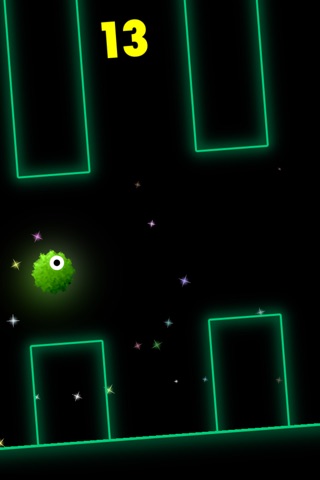 MOSS BALL SPACE - Flappy Eyed Moss's SPACE JOURNEY! screenshot 2