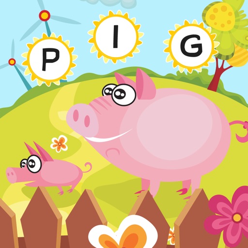 ABC Farm games for children: Train your word spelling skills of animals for kindergarten and pre-school