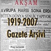 Gazete Arşivi (1919-2007)