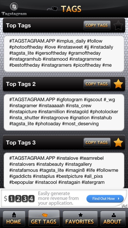 Tagstagram Lite - Copy and Paste Tags for Instagram screenshot-4