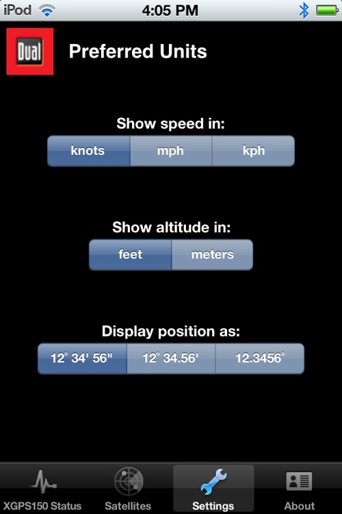 Bluetooth GPS Status Tool