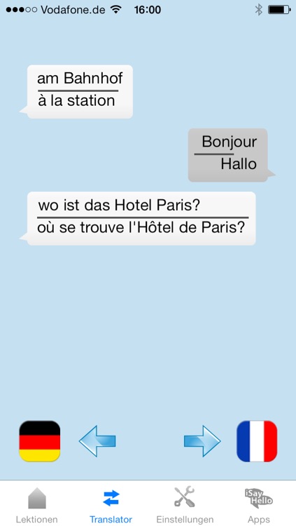 iSayHello German - French screenshot-3