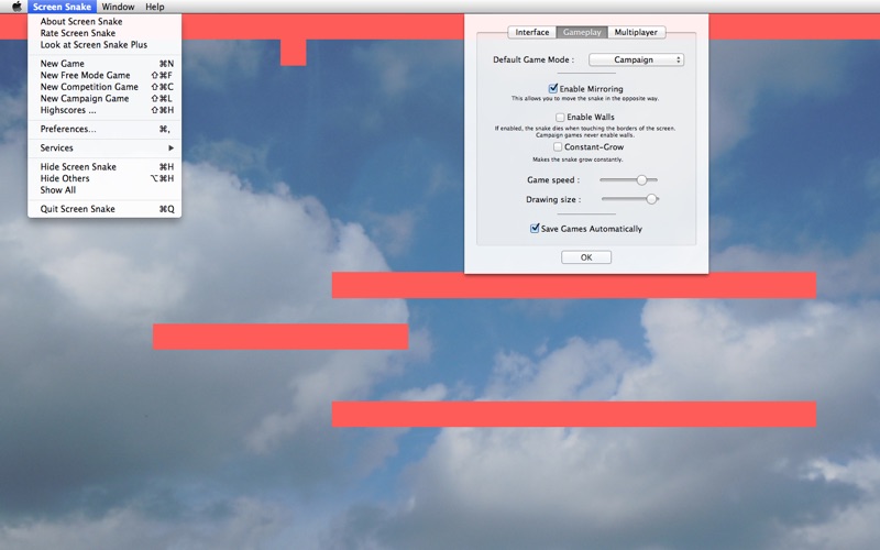Screenshot #2 for Screen Snake