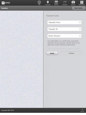Umpqua Biz for iPad screenshot 2