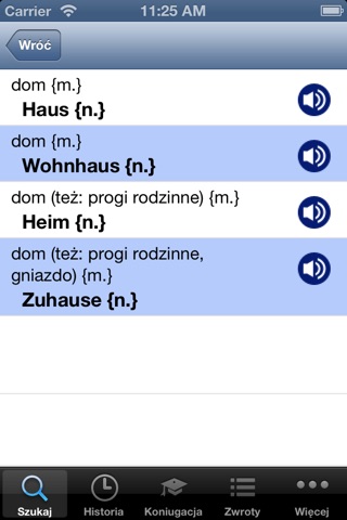 Słownik polsko niemiecki z wymową screenshot 2