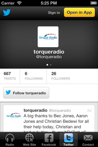 Torque Radio screenshot 2