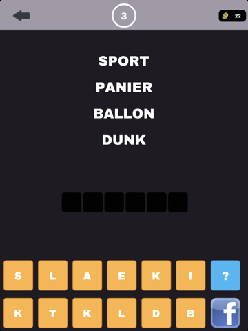 Screenshot #6 pour Words quiz - Trouvez le mot avec 4 indices, nouveau jeu de logique fun