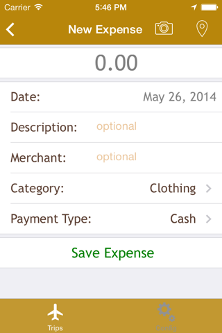 Trip Expenses - App to Track your travel expenses screenshot 2