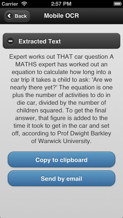 OCR Scanner - Images & documents to text screenshot-3