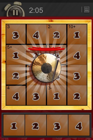 a red yukendo - Sudoku / KenKen variant screenshot 4