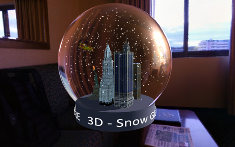 3D Snow Globe - New York screenshot 2