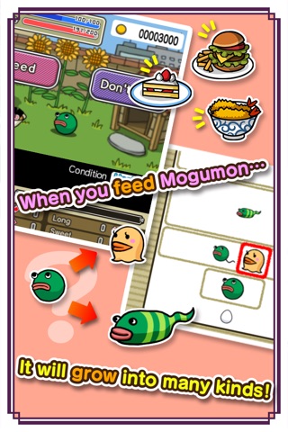 Super Gourmet Creature Mogumon: Yum! Big Bites screenshot 2