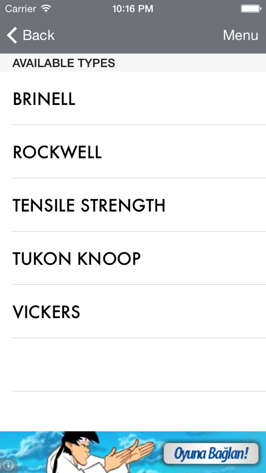 #3. Hardness Converter Tool (iOS) 게시자: Kubilay Erdogan