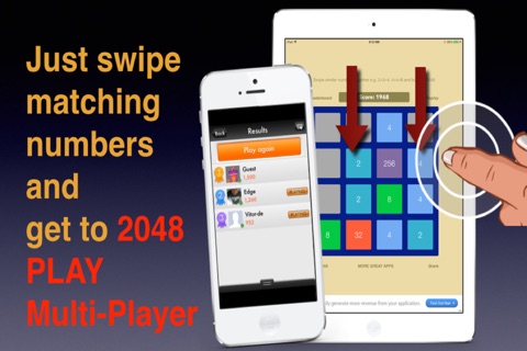 Top 2048 MultiPlayer - Play with friends Worldwide screenshot 2