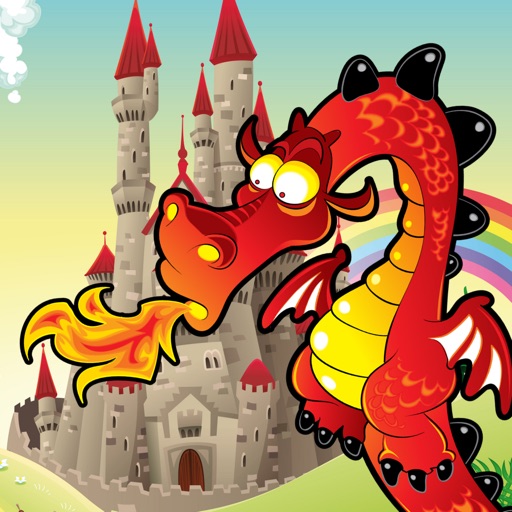 Magic Realm Puzzles: Princess Prince & Knight, Dragon & Pirate - charming fairy tale puzzle games for kids and toddler Icon