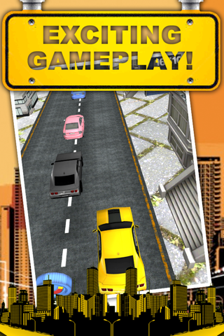 A 3D Downtown City Racing Game FREE screenshot 2