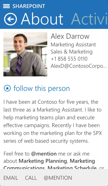 SharePoint Newsfeed screenshot-4