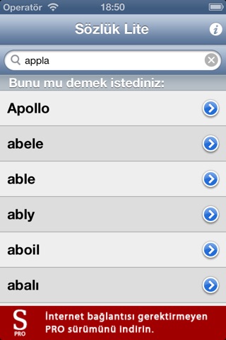 Sözlük Lite screenshot 3