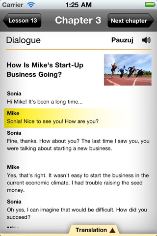 eTutor Angielski Biznesowy for iPhone screenshot 3